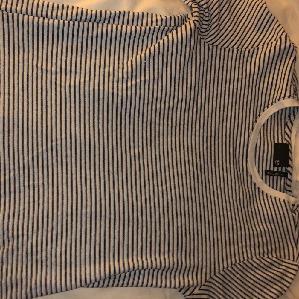 Blue and White Stripped T-Shirt